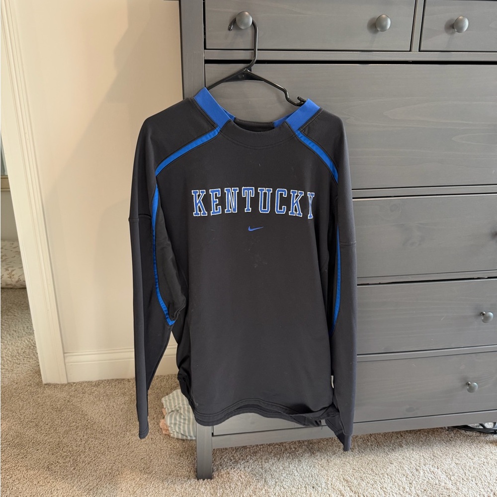 Nike Black and Blue Team Sweatshirt